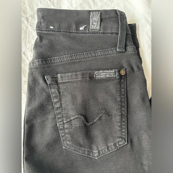 7 for all mankind kimmie crop contour waist skinny size 26 - Picture 7 of 16